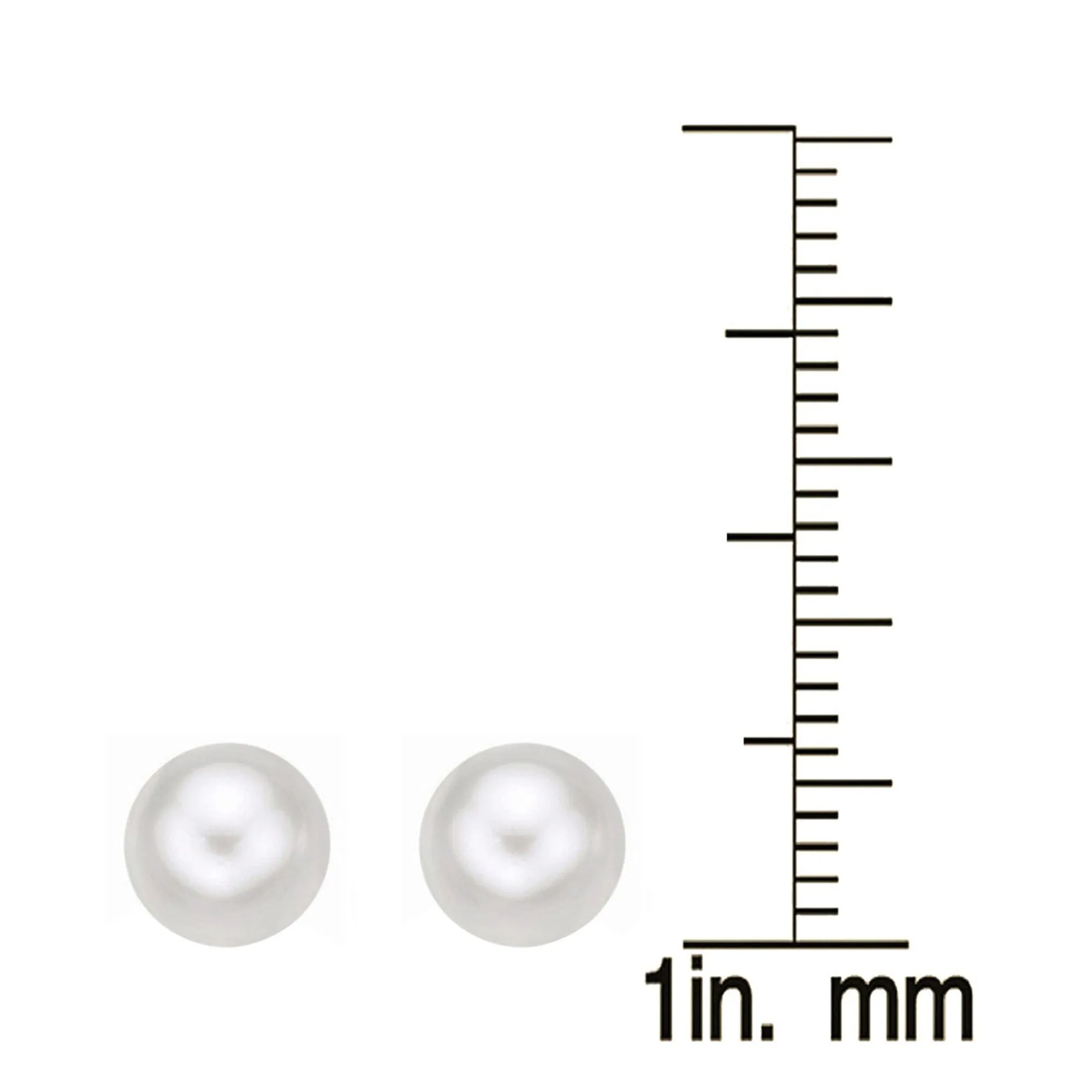 Set of Two Sterling Silver with Freshwater Pearl and Black Spinel Stud Earring sold by Zulily product image thumbnail 2