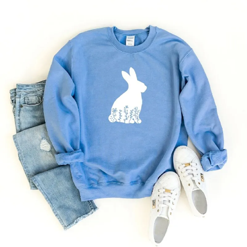 Bunny With Flowers Graphic Sweatshirt sold by Zulily