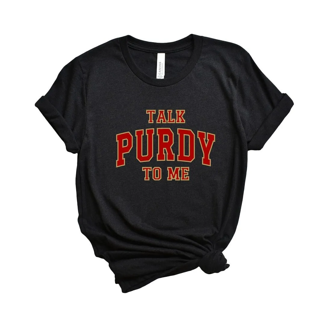 Varsity Talk Purdy To Me Short Sleeve Crewnneck Tee sold by Zulily product image thumbnail 2