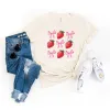 Strawberry Coquette Bow Chart Short Sleeve Crewnneck Tee sold by Zulily