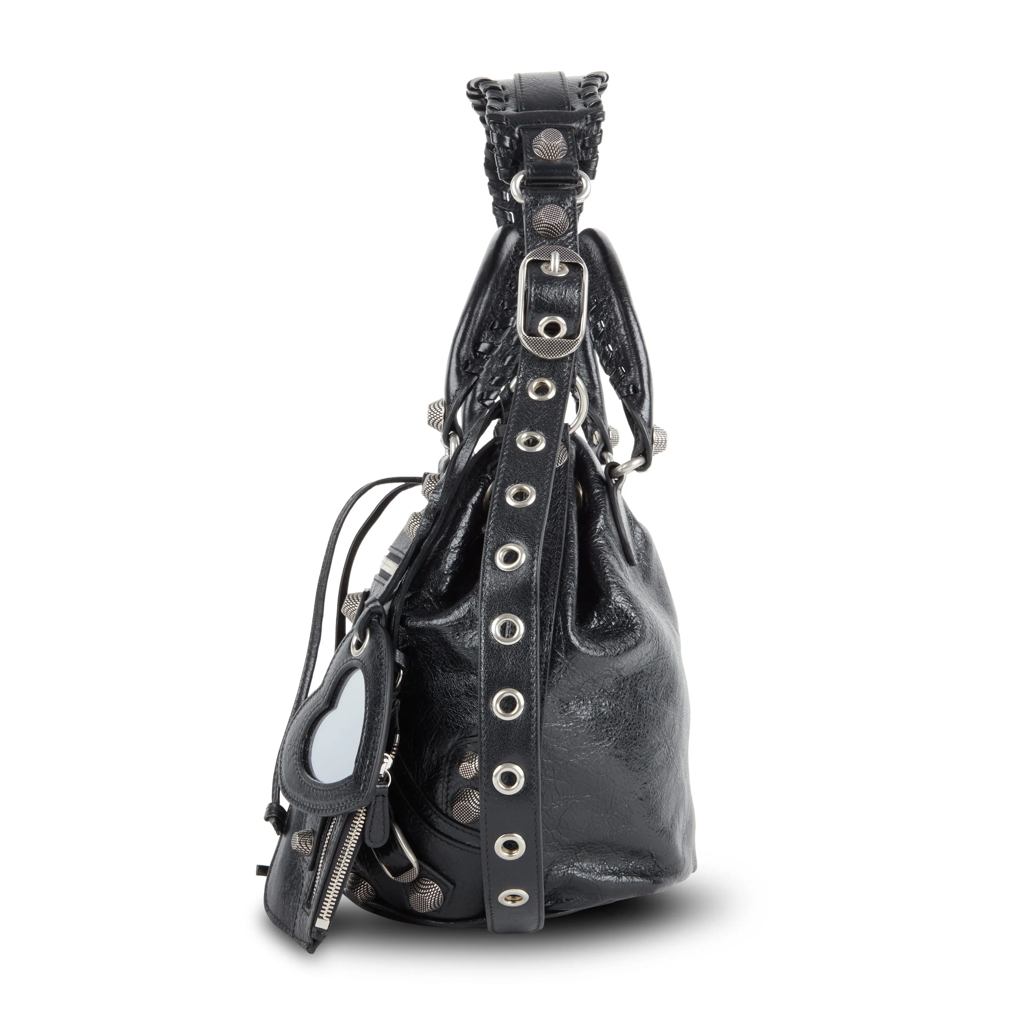 Balenciaga Le Cagole Bucket Bag Small Motocross (Pre-Owned) - One Size sold by Zulily product image thumbnail 4