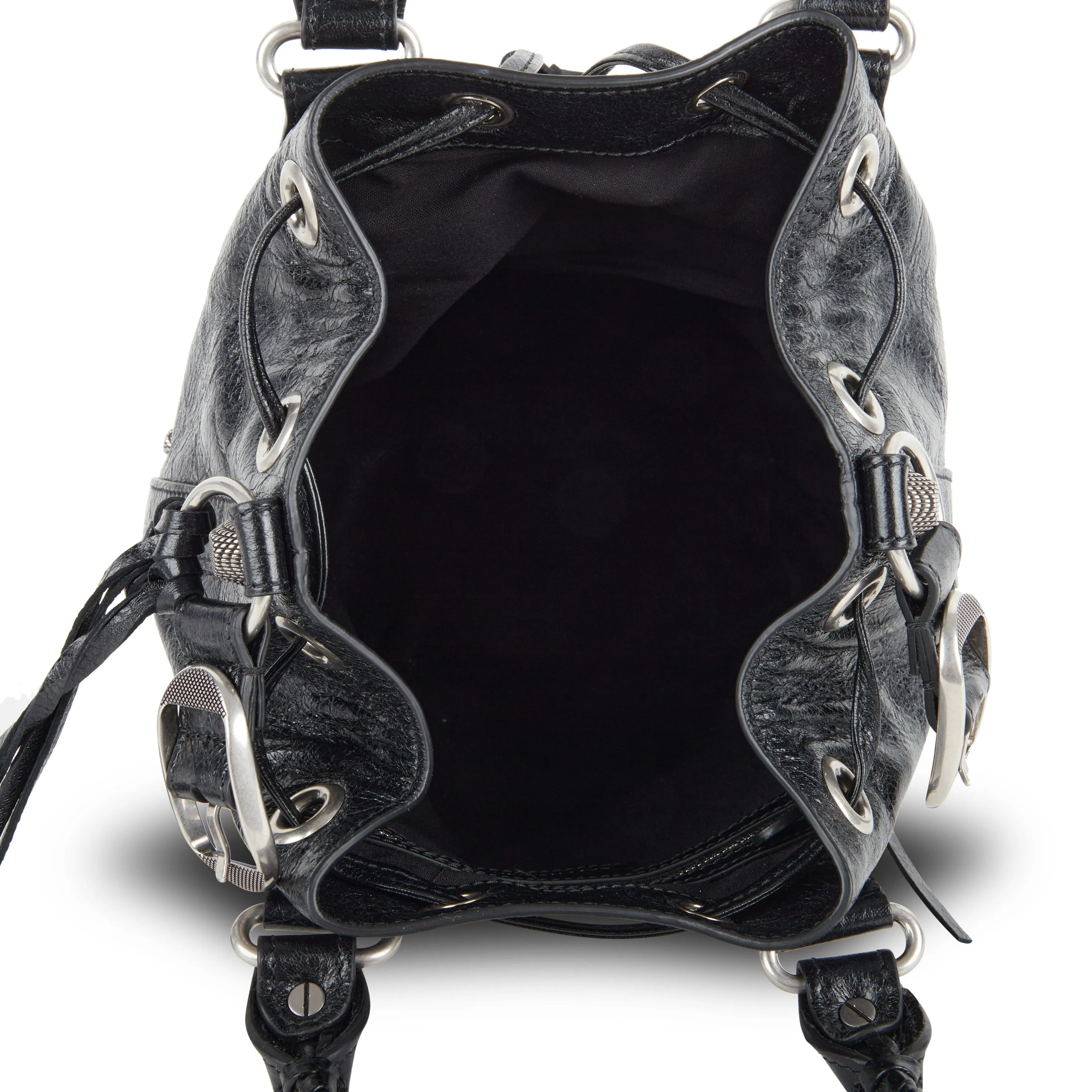 Balenciaga Le Cagole Bucket Bag Small Motocross (Pre-Owned) - One Size sold by Zulily product image thumbnail 2