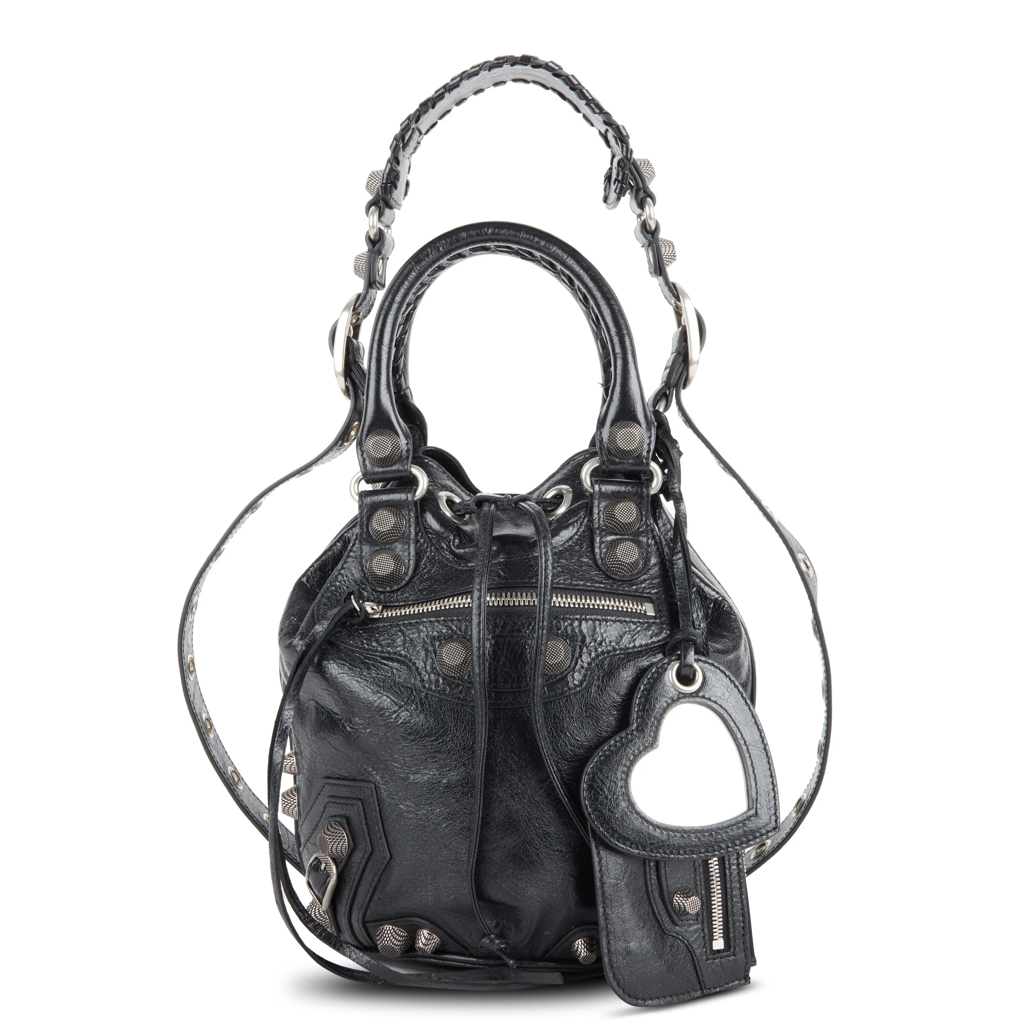 Balenciaga Le Cagole Bucket Bag Small Motocross (Pre-Owned) - One Size sold by Zulily product image thumbnail 5