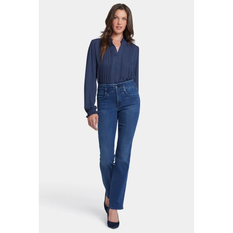 Ladies-High Rise Marilyn Straight Hollywood Waistband sold by Zulily