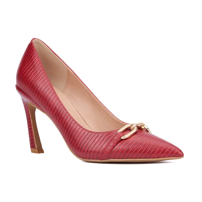 New York & Company Women's Katerina- Lizard Embossed Pump Heels sold by Zulily