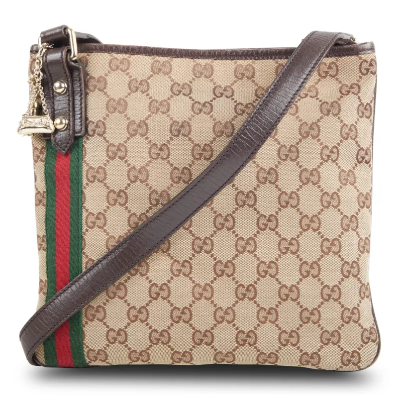 Gucci Jolicoeur Crossbody Bag GG Canvas (Pre-Owned) sold by Zulily