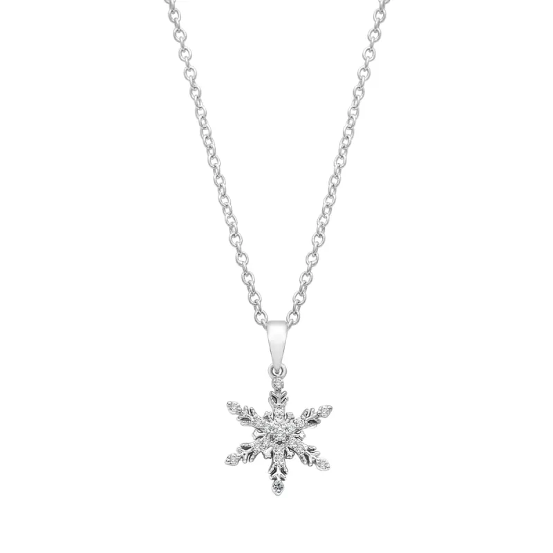 Classic Snowflake Pendant Necklace With Swarovski Crystals On Holiday Card - Classic Snowflake sold by Zulily