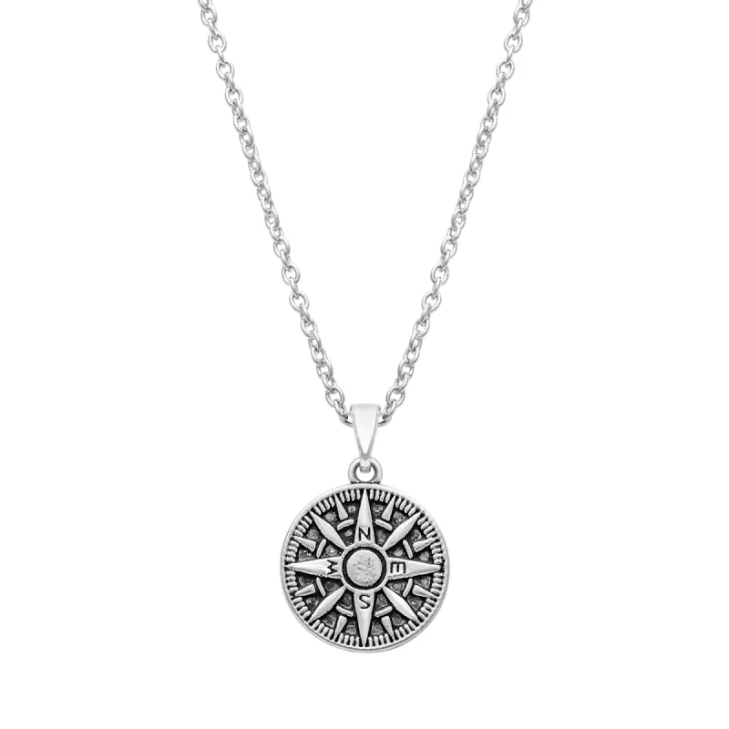 Compass Pendant Necklace With Swarovski Crystals On Holiday Card - Compas sold by Zulily