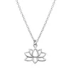 Lotus Pendant Necklace With Swarovski Crystals On Holiday Card sold by Zulily