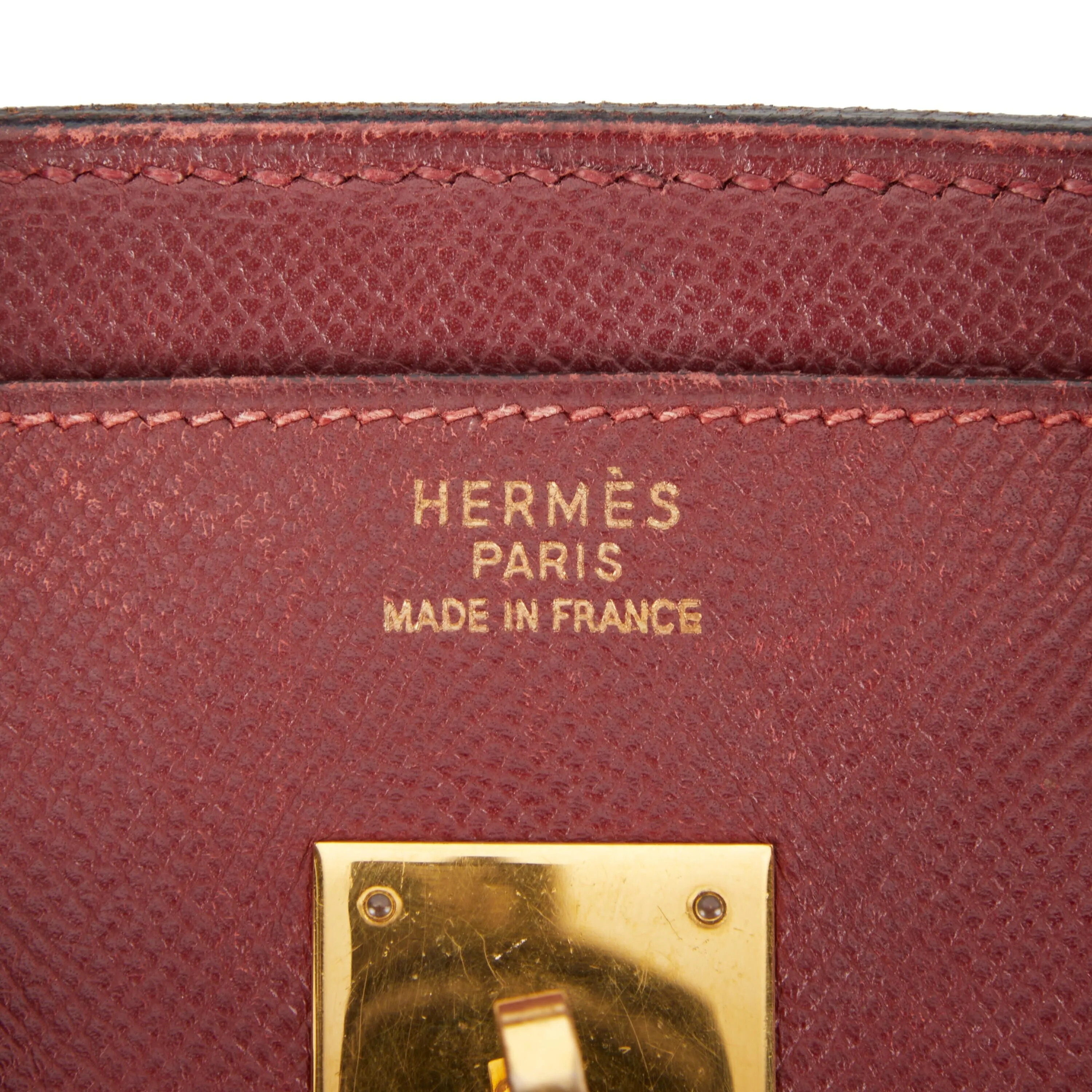 Hermes Birkin GHW 35 Courchevel (Pre-Owned) sold by Zulily product image thumbnail 5
