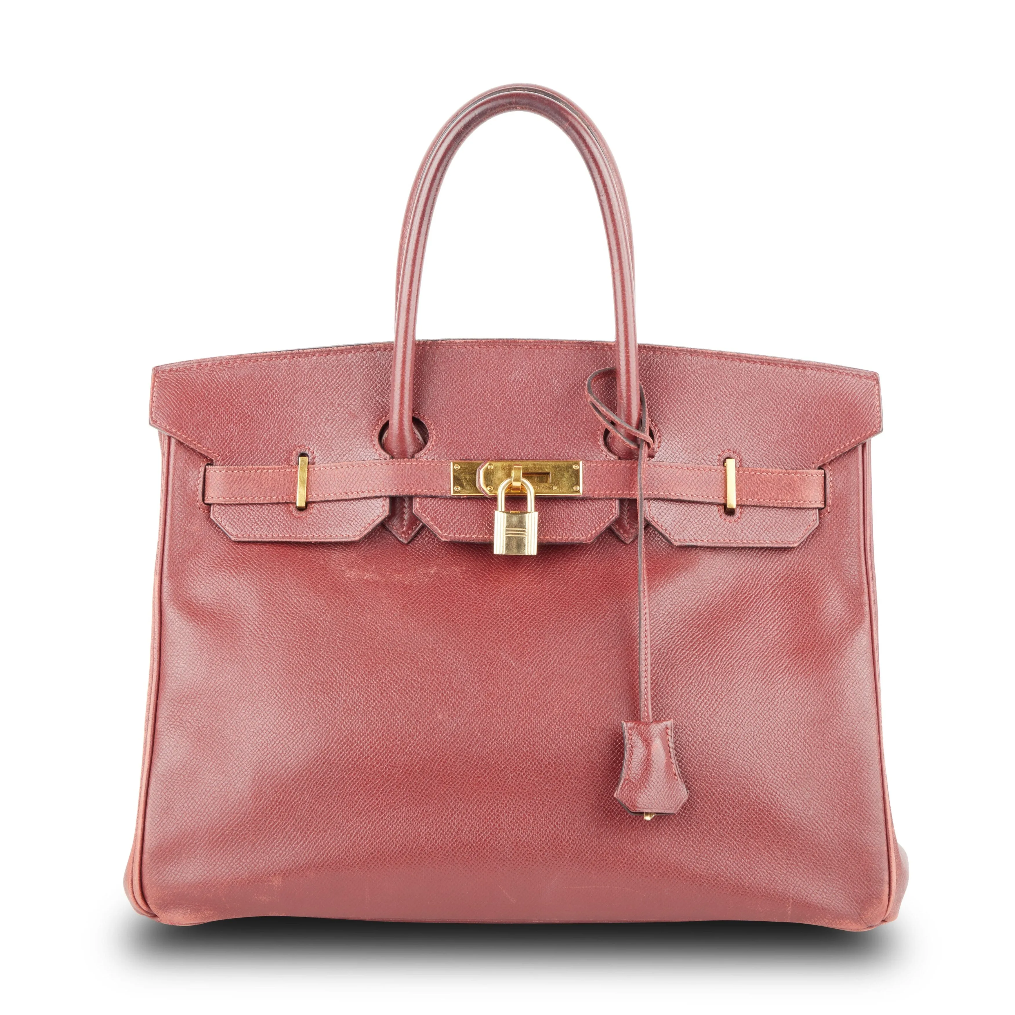 Hermes Birkin GHW 35 Courchevel (Pre-Owned) sold by Zulily