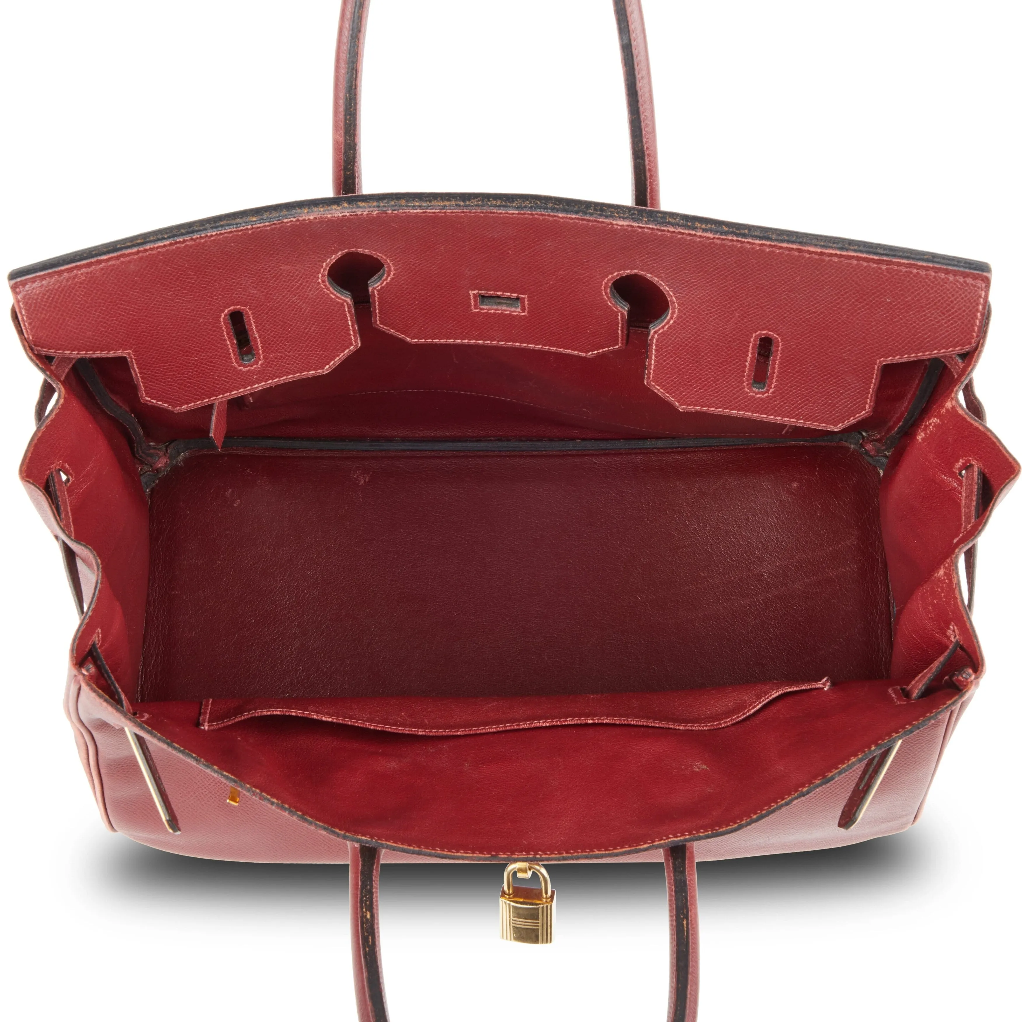 Hermes Birkin GHW 35 Courchevel (Pre-Owned) sold by Zulily product image thumbnail 4