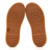 Gucci Canvas GG Monogram Angelina Platform Slide Sandals 40.5 Beige Ruggine (Pre-Ow sold by Zulily