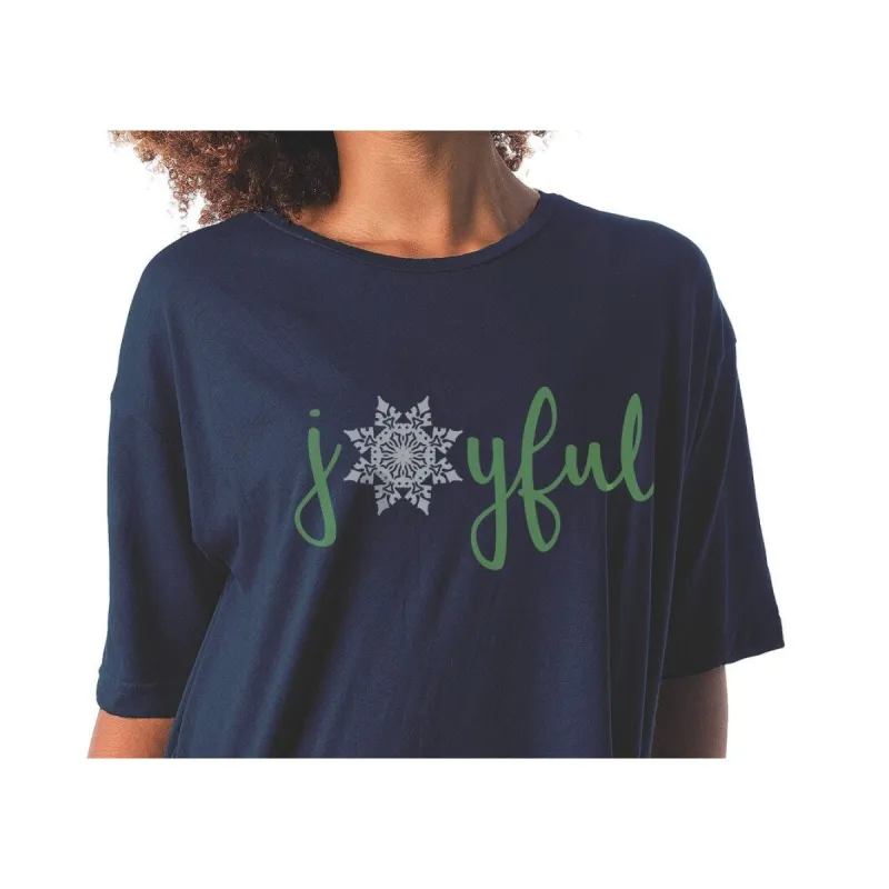 Joyful (snowflake) Women's Modal/Cotton Nightgown sold by Zulily