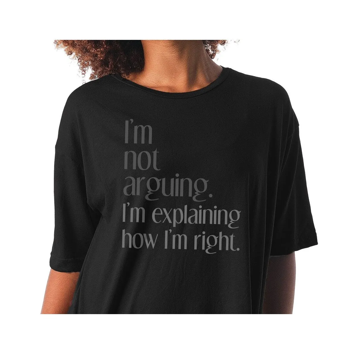 I'm not arguing, I'm explaining how I'm right Women's Modal/Cotton Nightgown sold by Zulily product image thumbnail 2