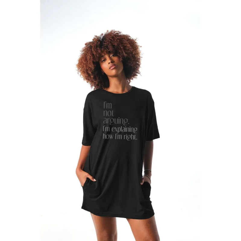 I'm not arguing, I'm explaining how I'm right Women's Modal/Cotton Nightgown sold by Zulily