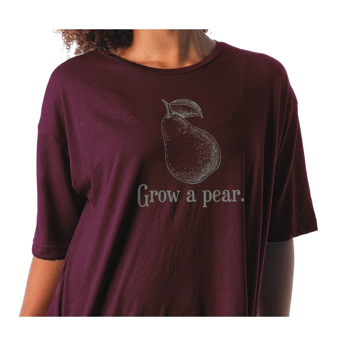 Grow a pear. Women's Modal/Cotton Nightgown sold by Zulily product image thumbnail 2