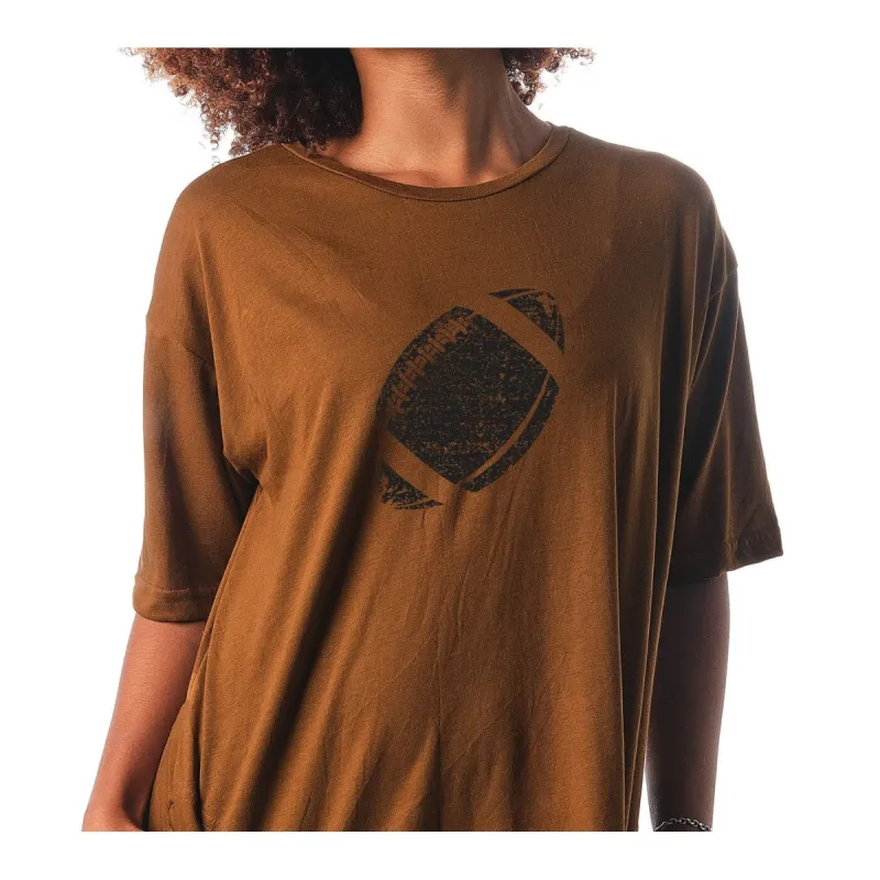 Weathered football Women's Modal/Cotton Nightgown sold by Zulily