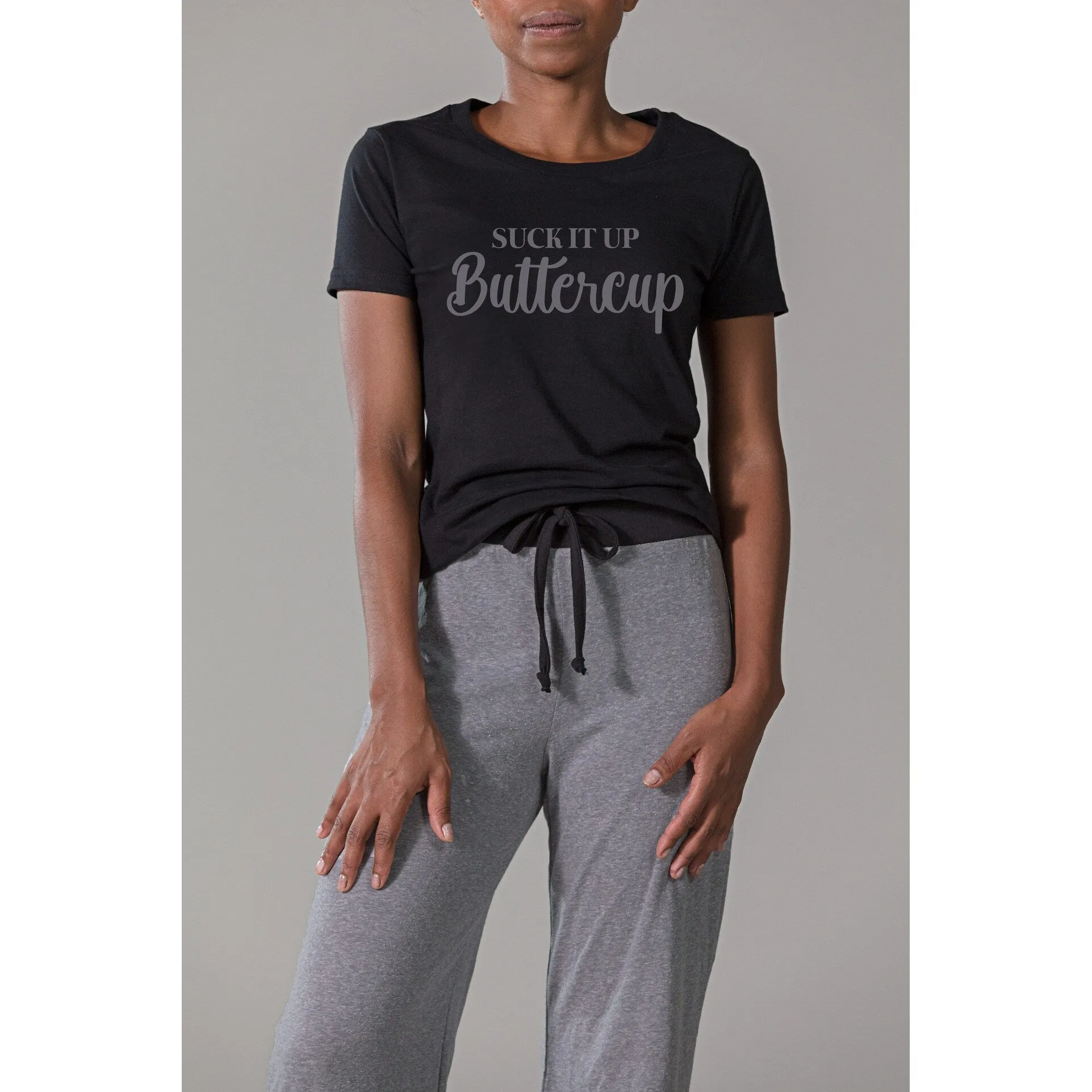 Suck it up, buttercup pajama Set sold by Zulily product image thumbnail 2