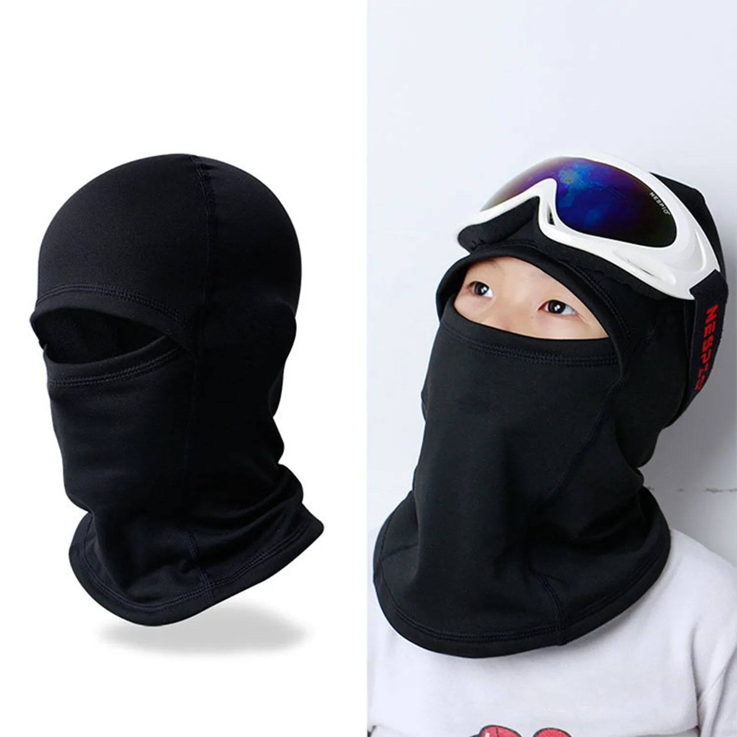 Black Thermal Full Face Mask sold by Zulily