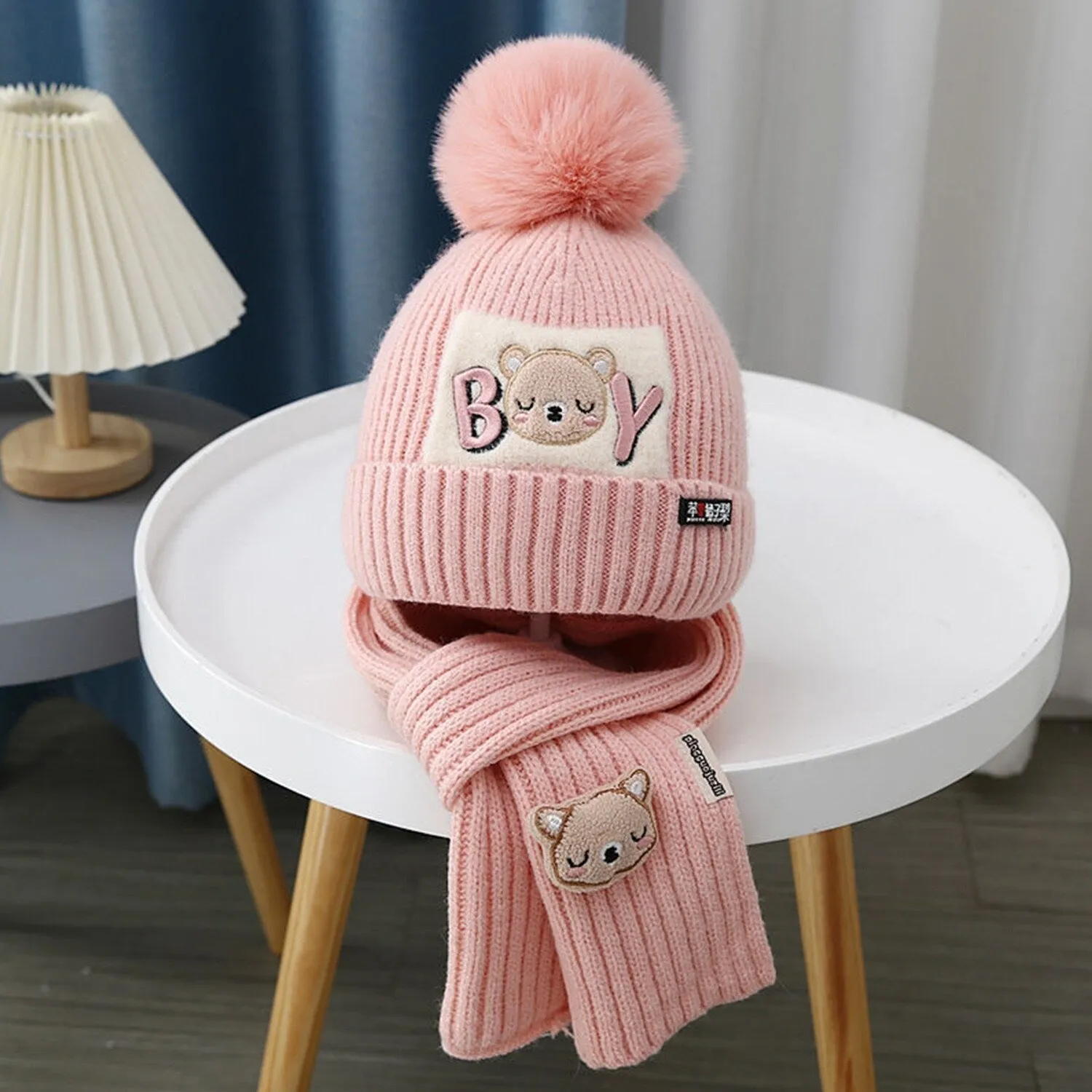 Pink Hat & Scarf sold by Zulily product image thumbnail 2