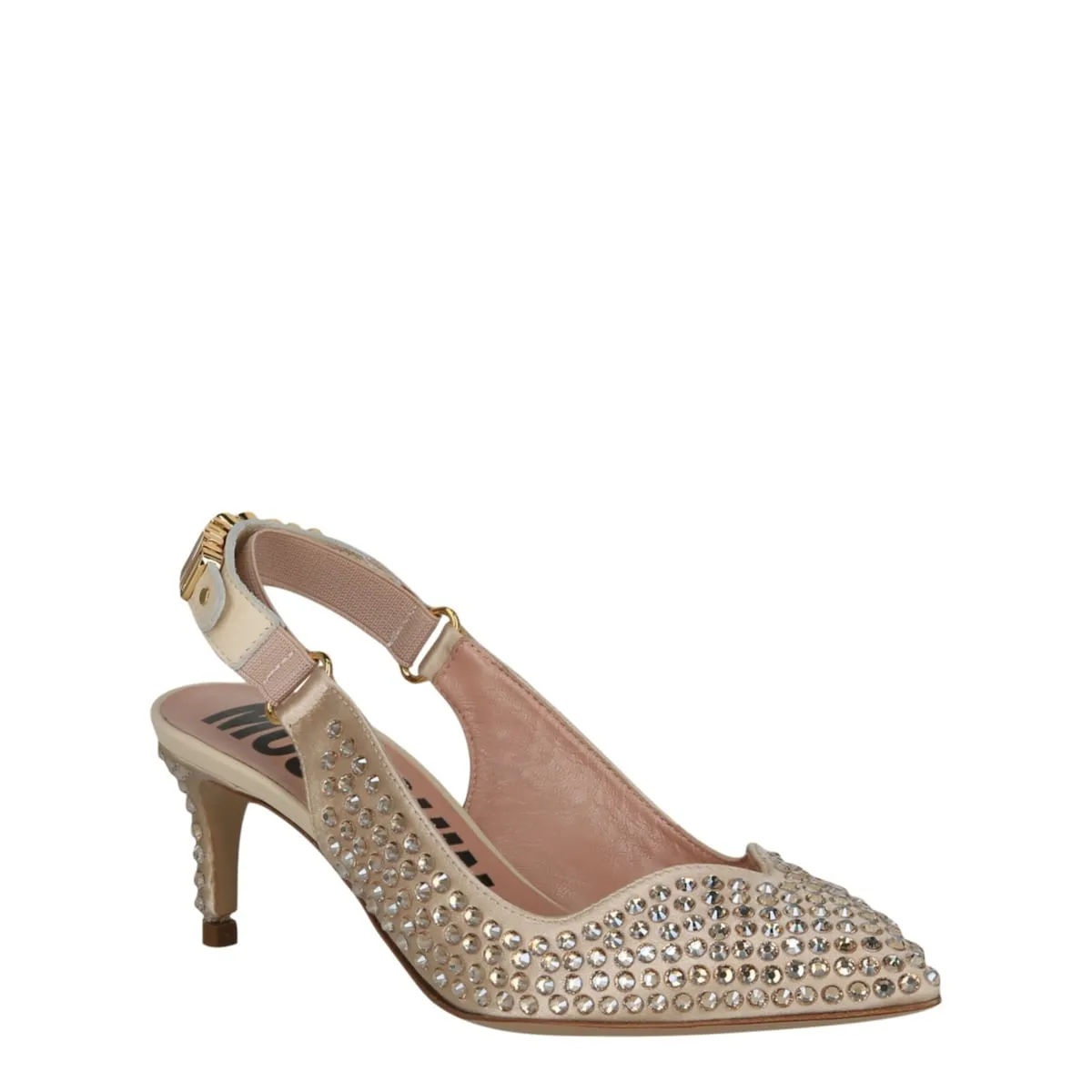 Moschino Crystal Embellished Kitten Heels - Size 8 sold by Zulily product image thumbnail 2
