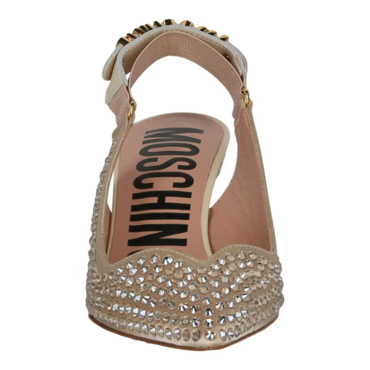 Moschino Crystal Embellished Kitten Heels - Size 9 sold by Zulily product image thumbnail 4