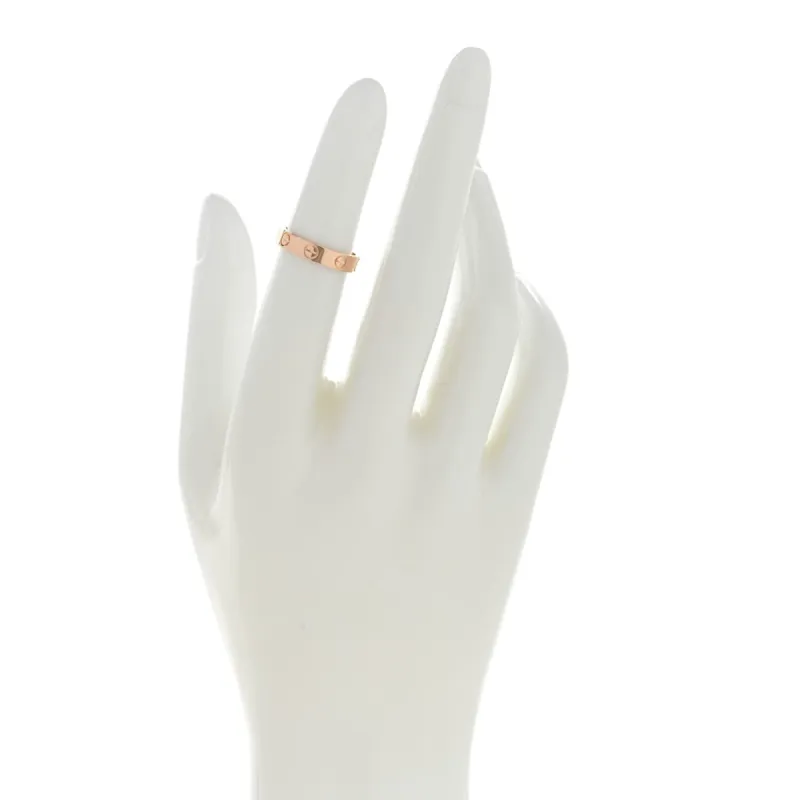Cartier 18K Pink Gold 3.5mm LOVE Wedding Band Ring 47 4 (Pre-Owned) - Pink Gold sold by Zulily