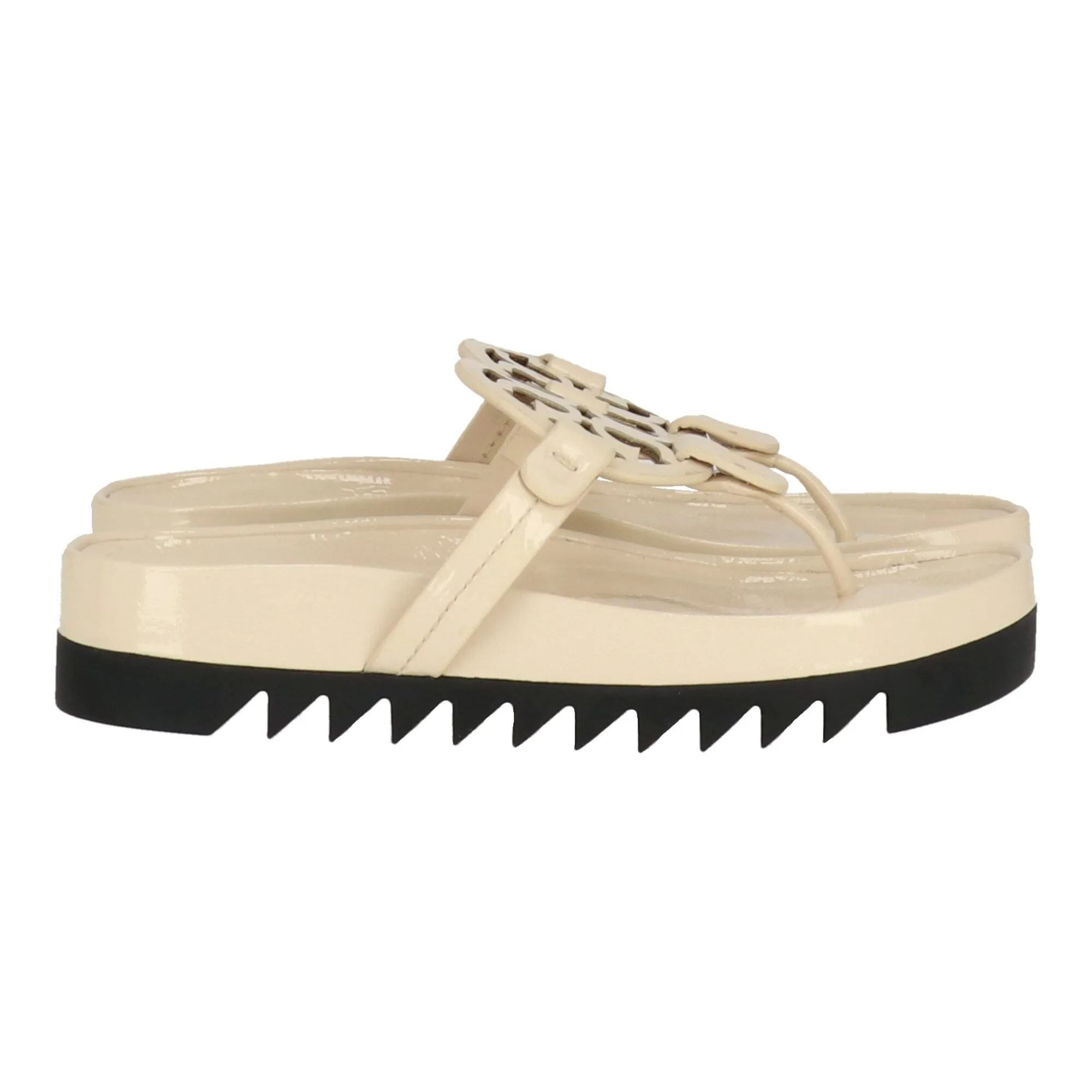 Tory Burch Womens Cream Miller Cloud Lug Sandal sold by Zulily product image thumbnail 2