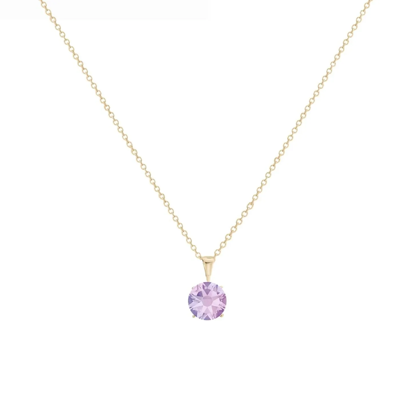 Timeless Cubic Zirconia Birthstone Solitaire Pendant Necklace sold by Zulily product image thumbnail 4