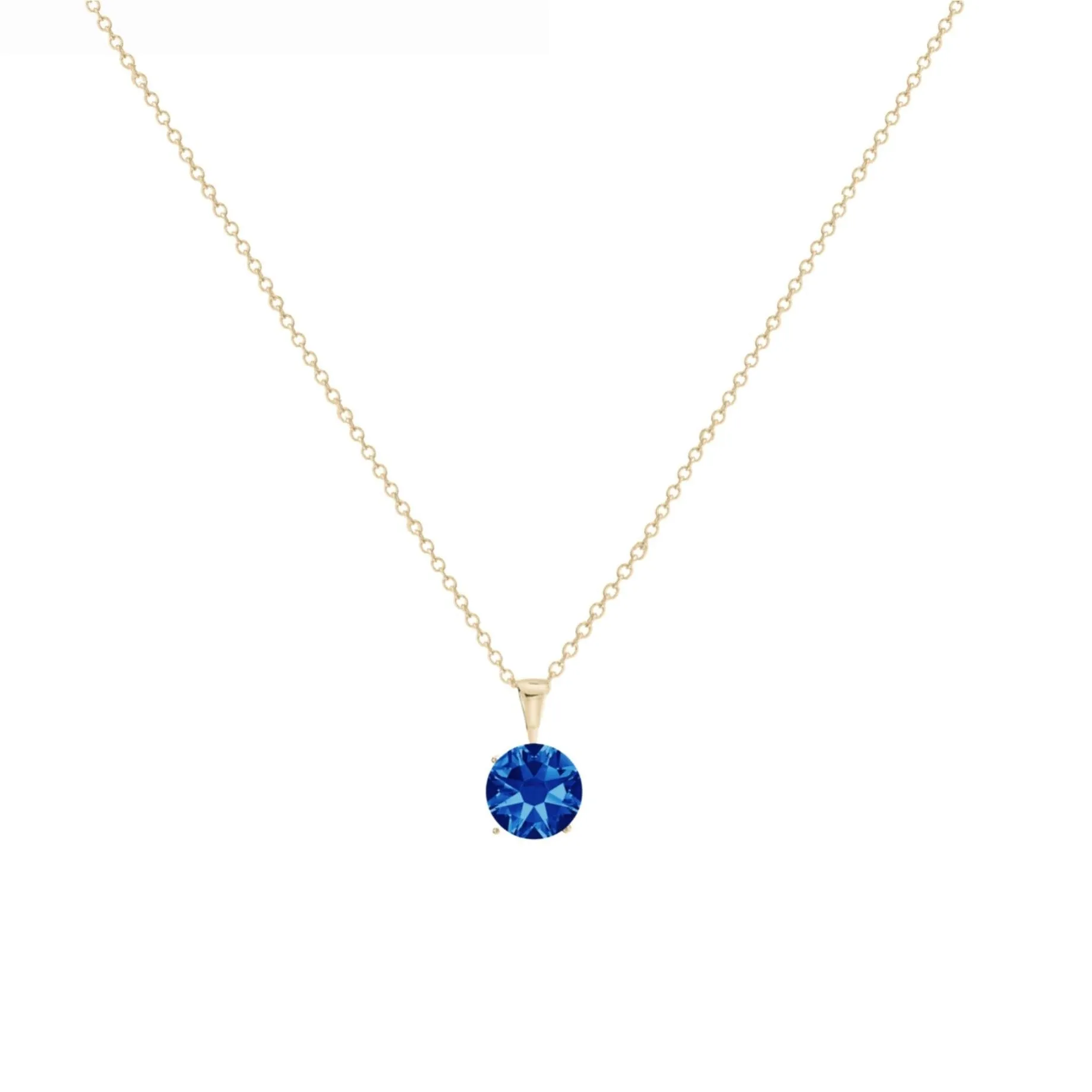 Timeless Cubic Zirconia Birthstone Solitaire Pendant Necklace sold by Zulily