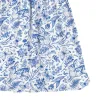 White & Blue Floral Bunny Print Angel-Sleeve A-Line Dress sold by Zulily