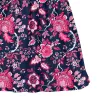 Dark Navy & Pink Floral Print Angel-Sleeve A-Line Dress sold by Zulily