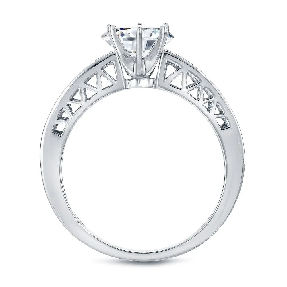 Auriya 14k Gold 1 1/4ctw Round Diamond Engagement Ring Set Certified sold by Zulily product image thumbnail 3