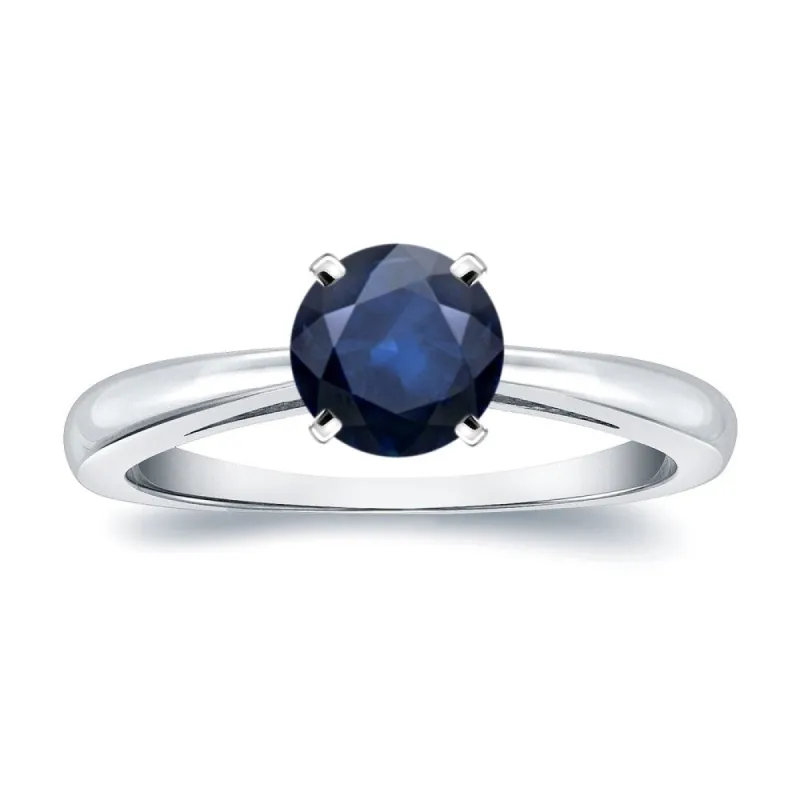 Auriya 14k Gold Sapphire Solitaire Engagement Ring 1ct TGW sold by Zulily