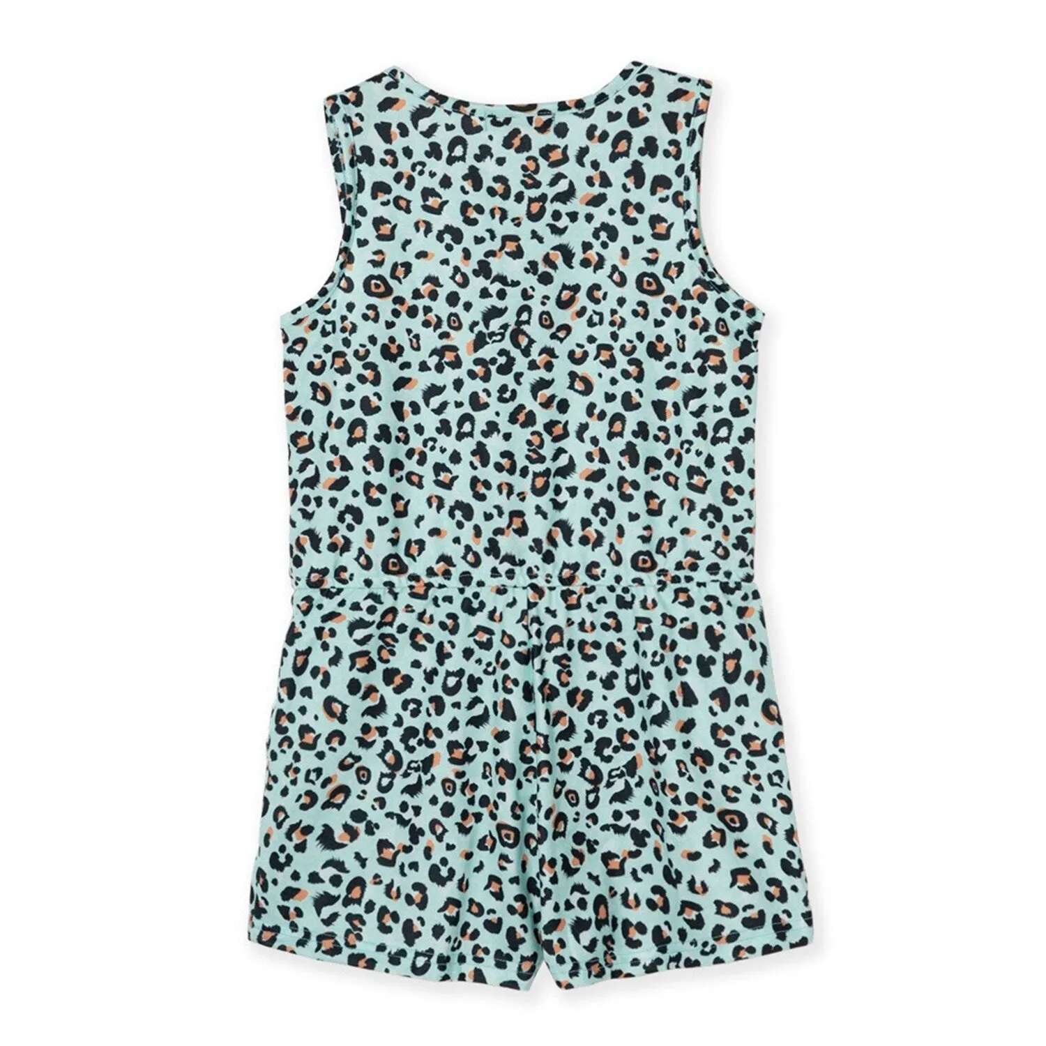 Light Green Leopard Pocket Romper sold by Zulily product image thumbnail 2