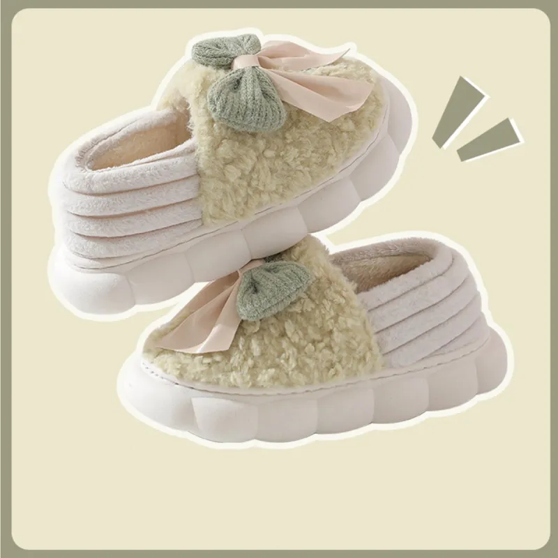 Green Bow Home Shoes sold by Zulily