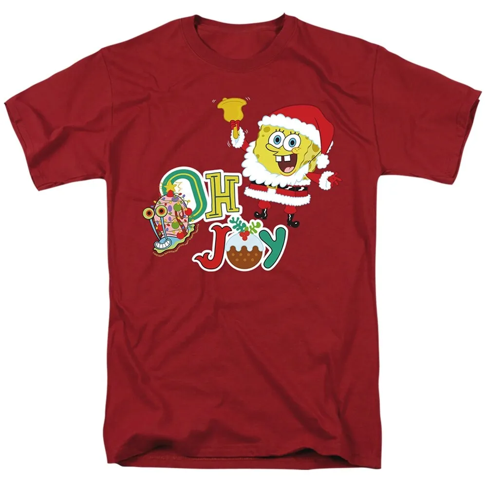 Spongebob Happy Holidays Homie! Arnold & Gerald Christmas Adult Unisex T-Shirt, Cardinal sold by Zulily