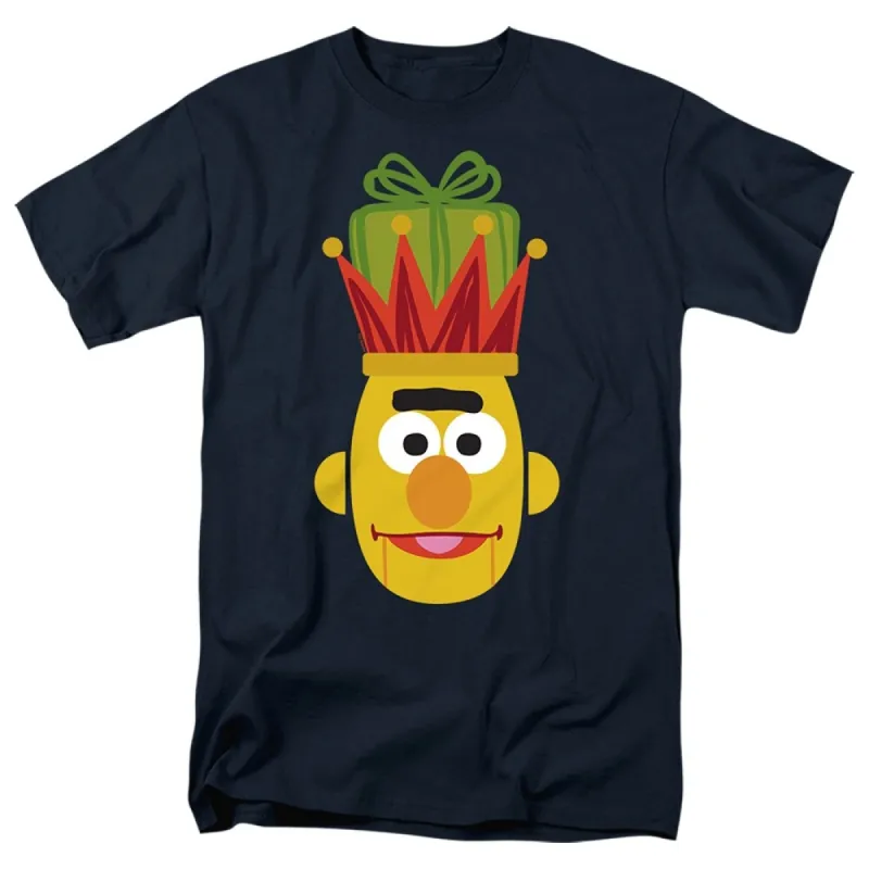 Sesame Street Christmas Nutcracker Bert Adult Unisex T-Shirt, Navy sold by Zulily