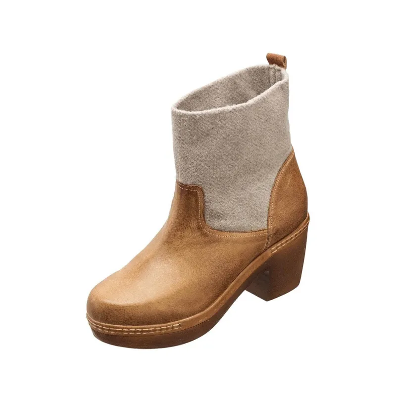 R18 Sato 36 Cognac Leather Boot sold by Zulily