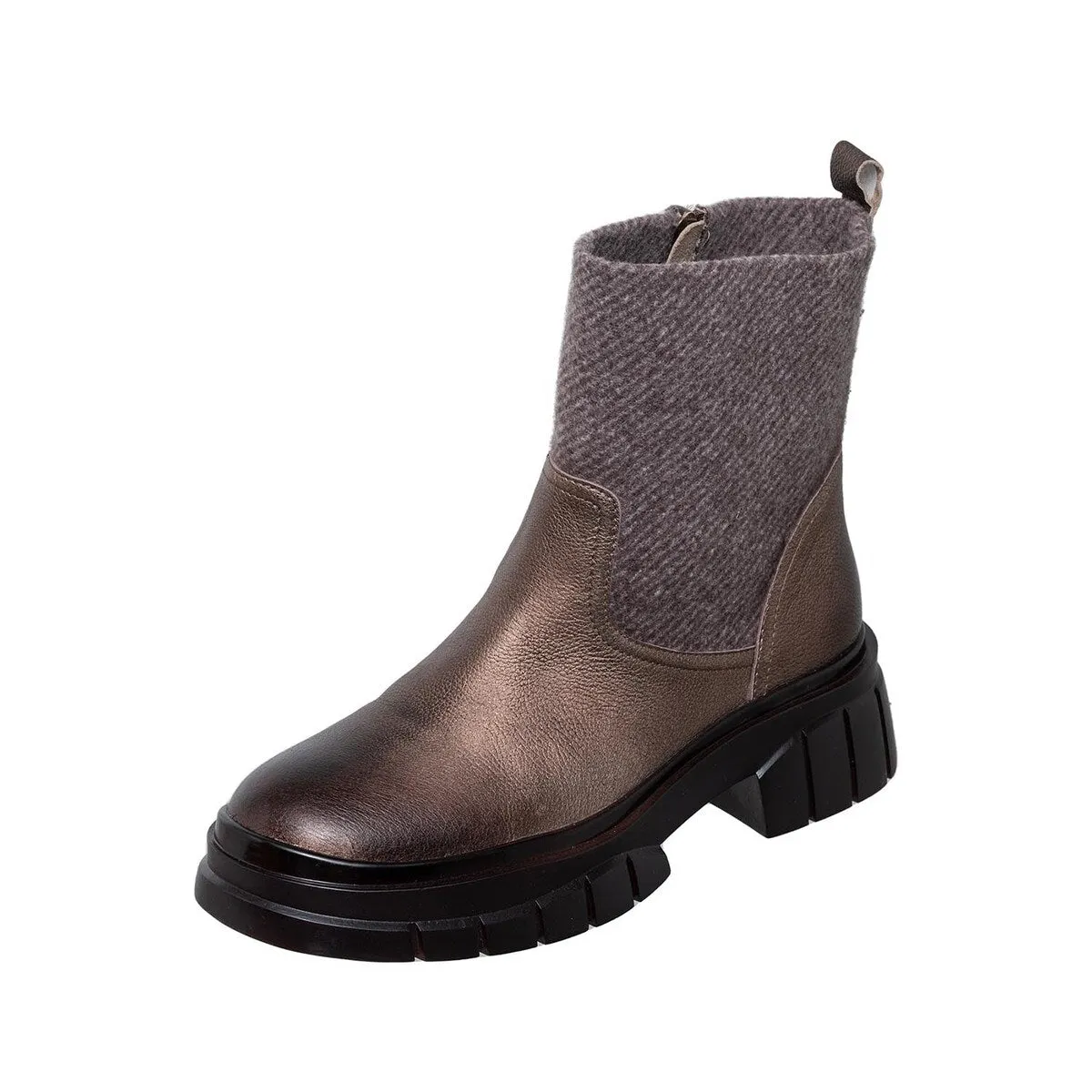 M04 Mare Leather Boot sold by Zulily