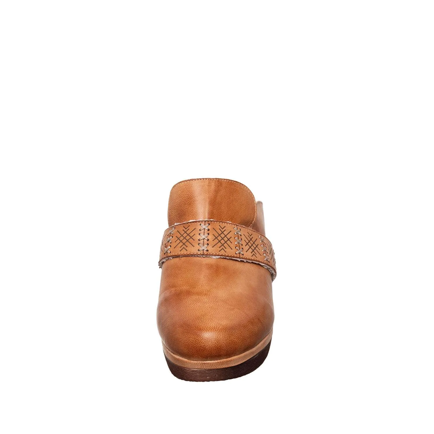O10 Lola 36 Tan Leather Clog sold by Zulily product image thumbnail 3