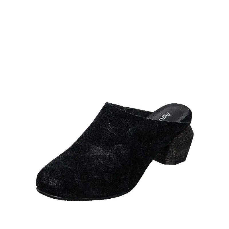 P01 Peni 36 Black Suede Clog sold by Zulily