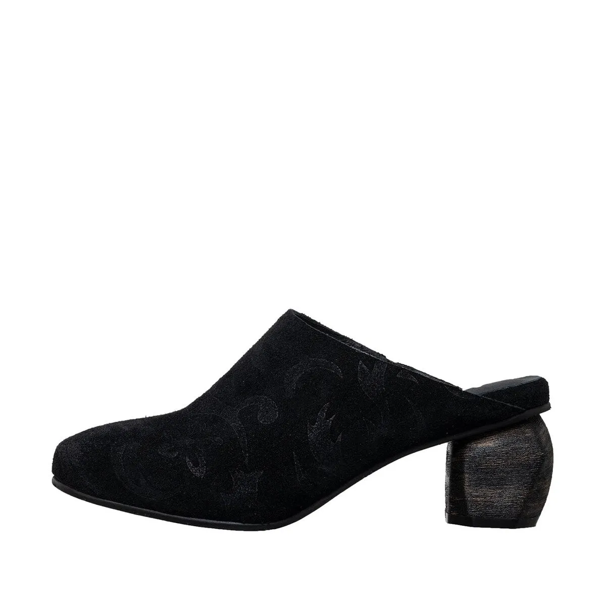 P01 Peni 36 Black Suede Clog sold by Zulily product image thumbnail 2