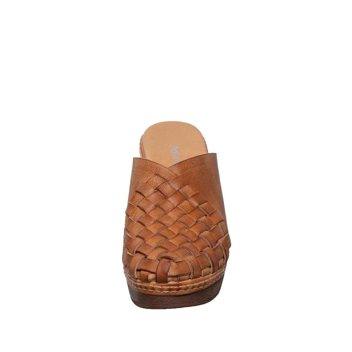 R10 Senna 36 Tan Leather Clog sold by Zulily product image thumbnail 4
