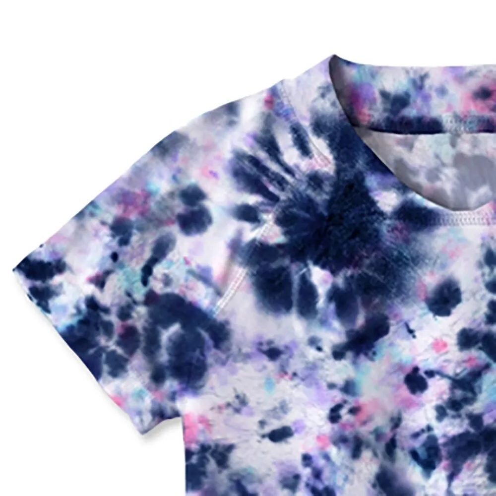 Navy Tie-Dye Print Rashguard Set sold by Zulily product image thumbnail 2
