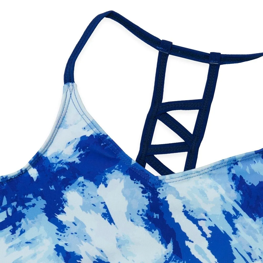 Blue Tie-Dye Print Bow-Accent Bikini sold by Zulily product image thumbnail 3