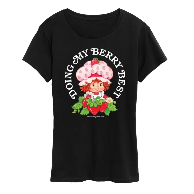 Women's Strawberry Shortcake Doing My Berry Best Short Sleeve Tee made by Zulily