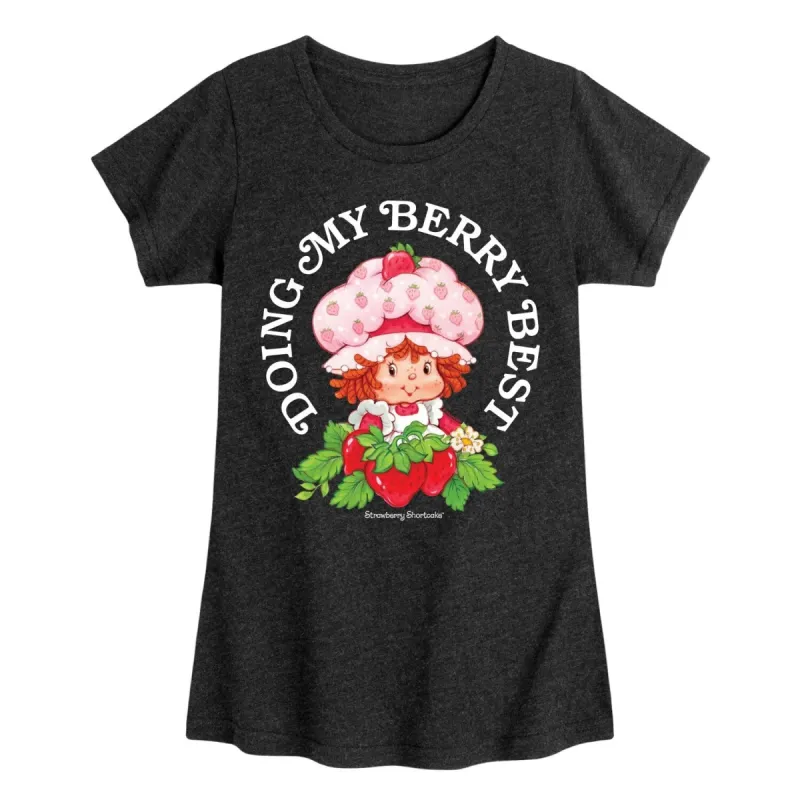 Girls Strawberry Shortcake Doing My Berry Best Tee sold by Zulily