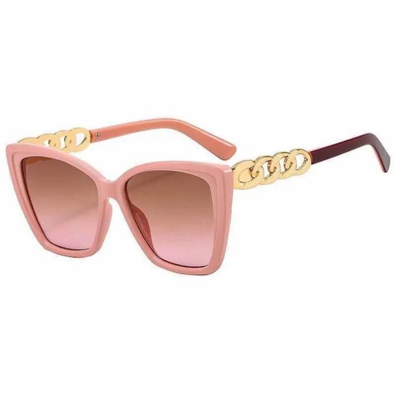 Goldtone Chain Link Fashion Sunglasses sold by Zulily